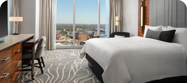 JW Marriott Indianapolis guest room